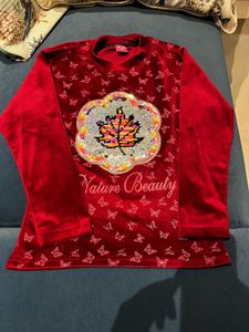 Red velvet Sweatshirt