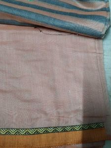 Orange Saree With Blouse