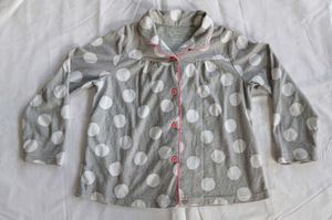 Polka Dot Grey pajama top 🩶