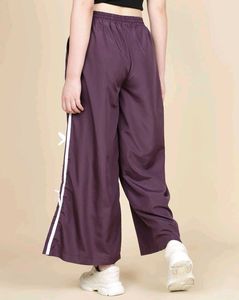 Stylish Purple Wide Leg Pants
