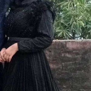 Elegant Black Ethnic Skirt