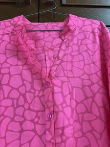 Pink Printed Top