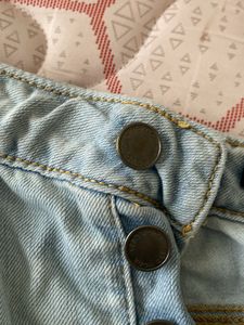 Distressed Denim Shorts