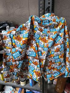 Funky License Plate Print Boxers