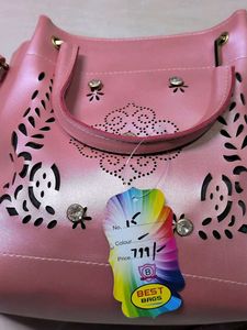 Pink Stylish Handbag-New with tag