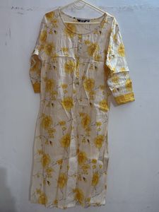 Floral Print Kurta