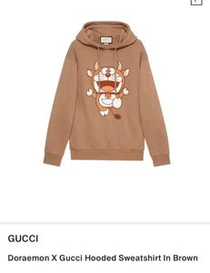 gucci x doraemon hooded