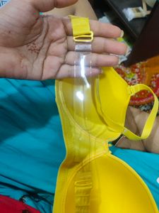 Yellow Backless Brand New Bra