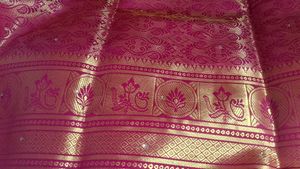 Elegant Black &amp; Gold Saree
