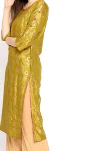 Aurelia Elegant Olive Green Kurti💚