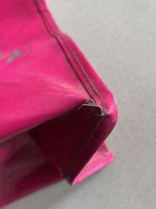 pink hand bag