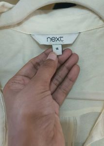 Next Yellow Floral Print Blouse