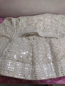 Off-white Lehenga