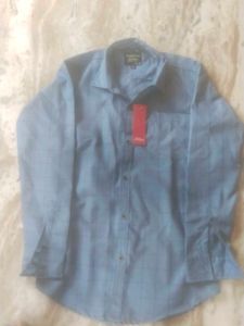 S.Oliver Blue Checkered Shirt - Size L