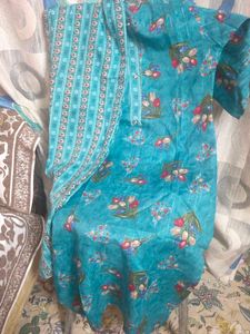 Li Synthetic Chiffon With Golden Button