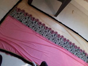 Net Velvet Shimmery Saree