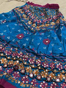 Ethnic Skirt with Mirror Work
