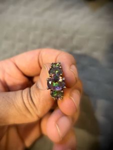 5 Gemstone Diamond Ring