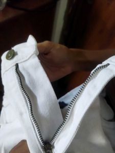Cute White Denim Shorts