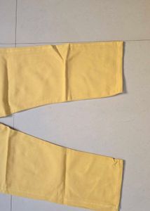 y2k Fun Yellow Pants