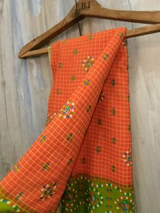 Bandhani Style Saree
