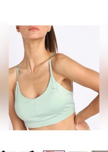 PUMANWTWomen Sports Lightly Padded Bra (Green)