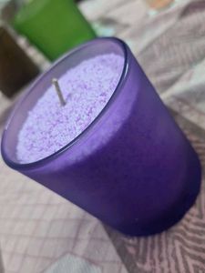 Purple Scented Candle