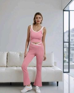 Pink Two-Piece Lounge Set