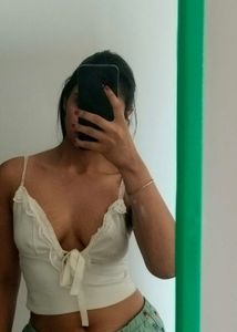 White Lace Sleeveless Top