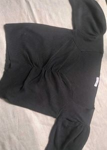 Black Crop Top