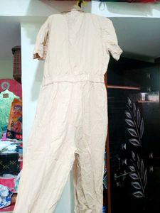 Beige Jumpsuit