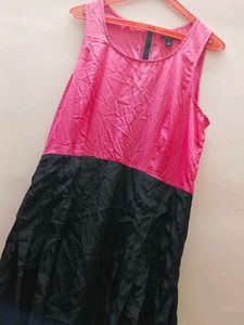 Pink &amp; Black Dress