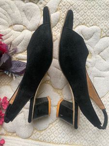 Black Slingback Heels