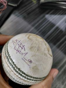 MS DHONI signed Used IPL Ball
