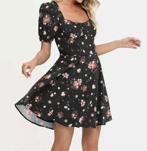 Floral Print Mini Dress