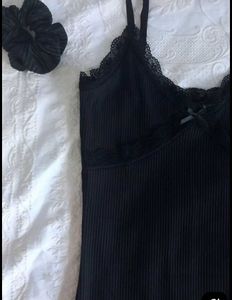 Cami Top Black Dress