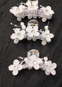 Floral Hair Claw Clip