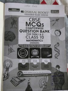 Oswaal CBSE MCQ Chapterwise For Maths (Standard) For Both Term 1 And Term 2