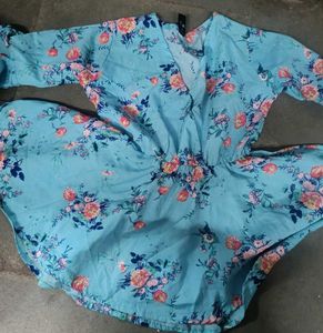 Floral Print Mini Dress