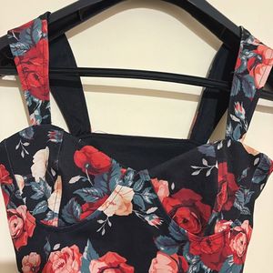 Floral Corset Top