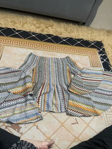 Chic Off-Shoulder Bell Sleeve Top