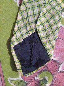 Vintage Green Plaid Tie