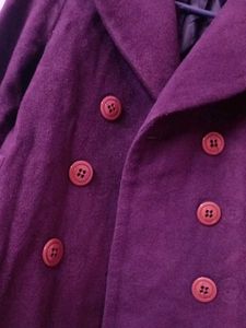 Purple Peacoat Jacket