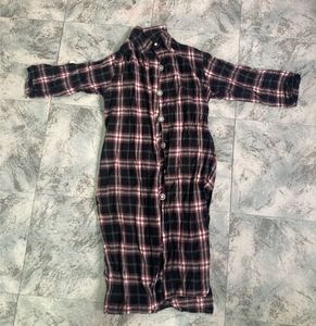 Plaid Long Shirt