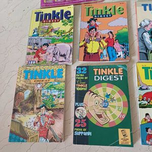 Set Of 9 Tinkle Digest, 2 Magic Pot &amp; Champak
