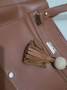 Brown Leather Tote Bag