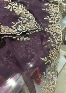 Beautiful Organza Embroidered Dupatta