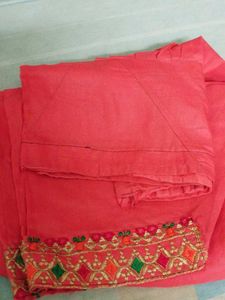 Coral Embroidered Salwar Pants