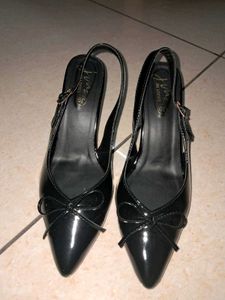 Black Slingback Heels