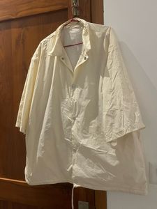 Cream Oversized Lightweight Jacket | Minimal